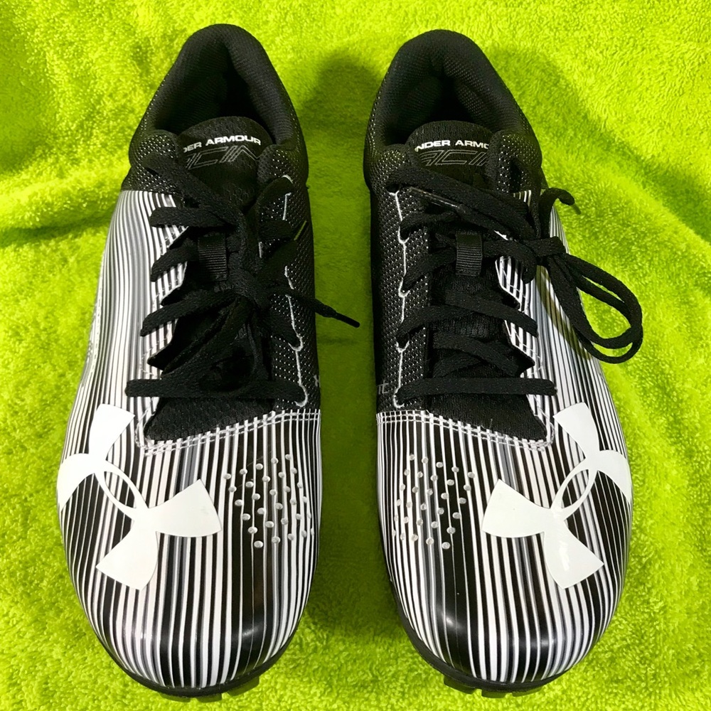 Under Armour Kick Sprint Spikes Vapor Black  Sz 12
